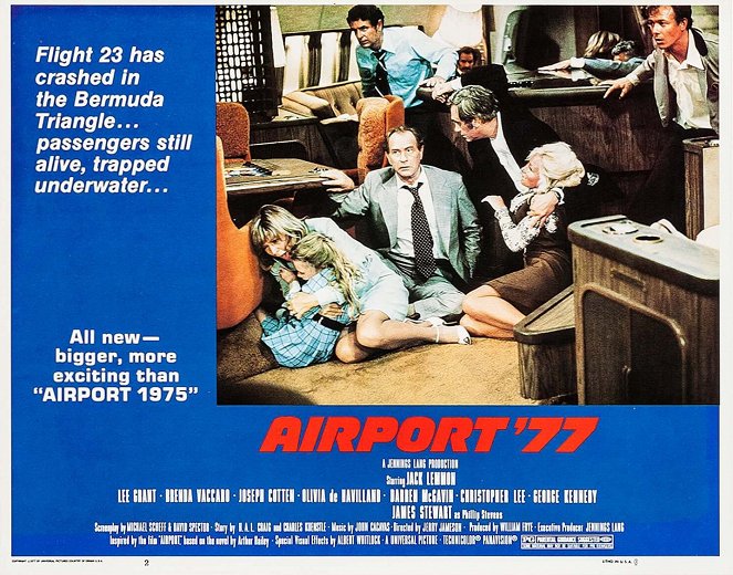 Airport '77 - Lobbykaarten - Darren McGavin, James Booth