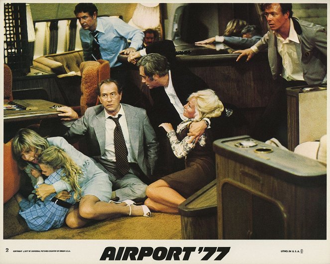 Airport '77 - Lobbykaarten - Darren McGavin, James Booth