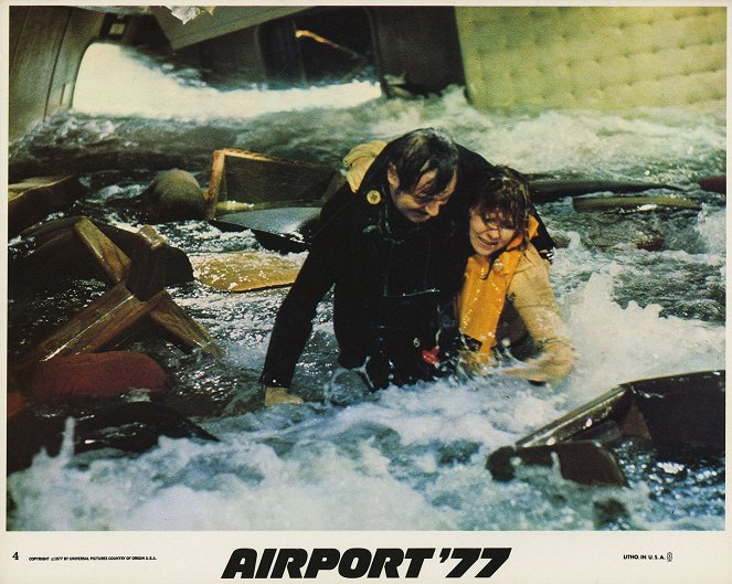 Airport '77 - Lobbykaarten - Jack Lemmon, Brenda Vaccaro