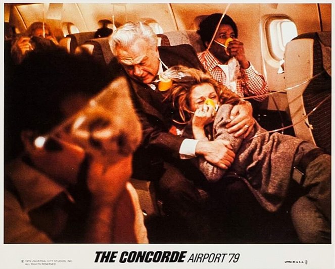 Airport 80 Concorde - Cartes de lobby - Eddie Albert, Sybil Danning