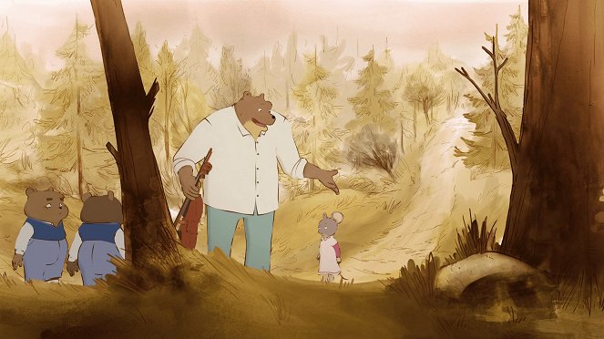 O myšce a medvědovi - La Forêt perdue - Z filmu