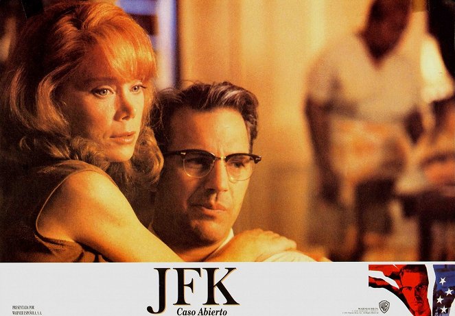 JFK - Tatort Dallas - Lobbykarten - Sissy Spacek, Kevin Costner