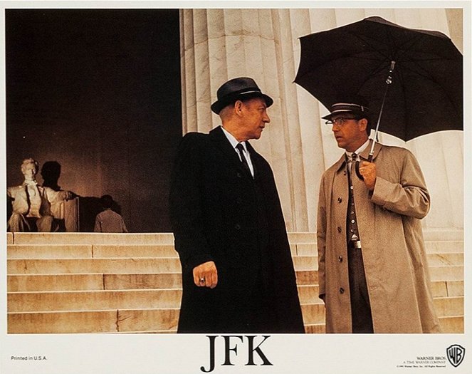 JFK - Cartões lobby - Donald Sutherland, Kevin Costner
