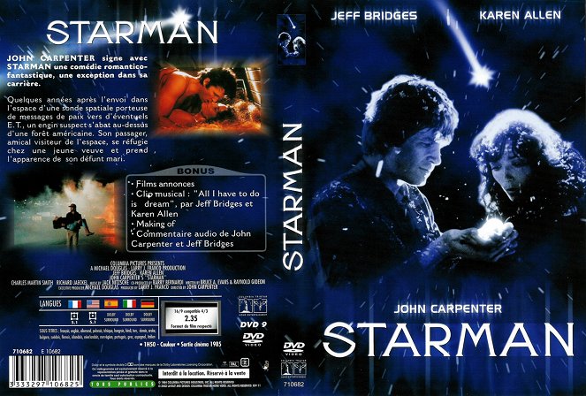Starman, el hombre de las estrellas - Carátulas