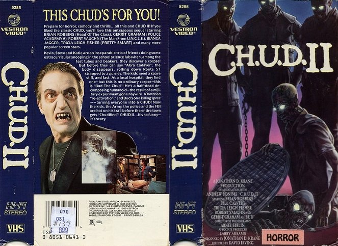 C.H.U.D. II - Bud the Chud - Couvertures