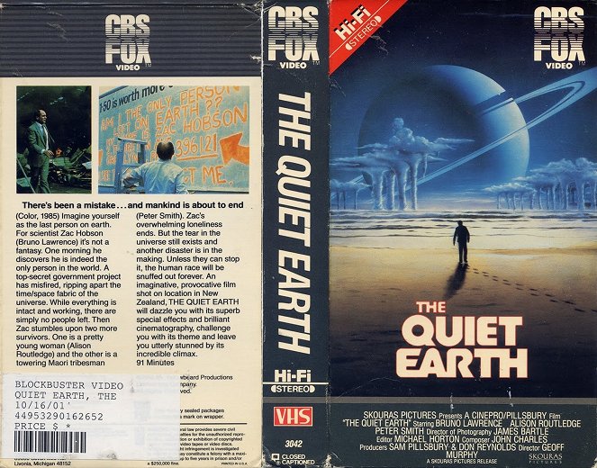 The Quiet Earth - Capas