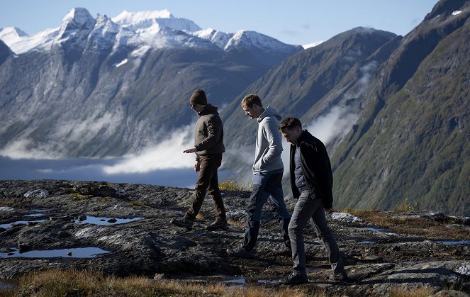 Succession - Norwegen - Filmfotos - Jeremy Strong, Alexander Skarsgård, Kieran Culkin