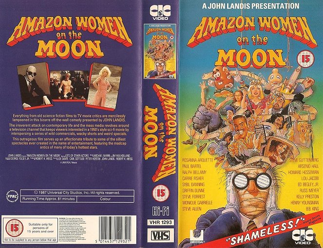 Amazon Women on the Moon - Covers