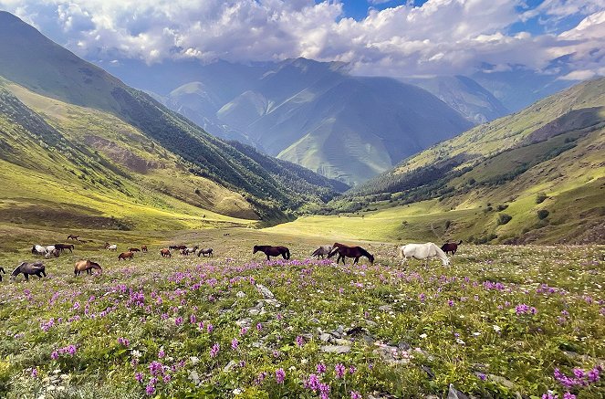 Georgiens Nationalparks - Durch die Bergdörfer im Kaukasus - Van film
