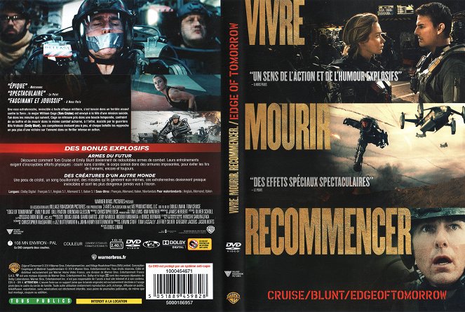 Edge of Tomorrow - Couvertures