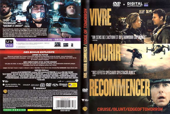 Edge of Tomorrow - Couvertures