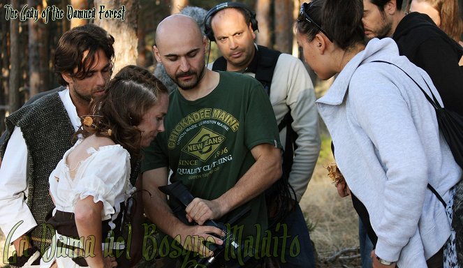 La dama del bosque maldito - Z natáčení - Alexis Santana, Bea Urzaiz, George Karja
