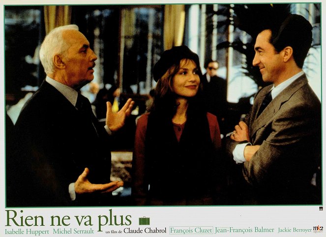 Michel Serrault, Isabelle Huppert, François Cluzet