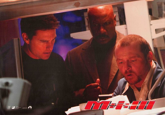 Mission: Impossible III - Cartes de lobby - Tom Cruise, Ving Rhames, Simon Pegg