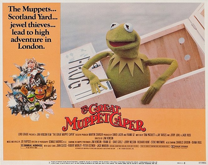 The Great Muppet Caper - Lobbykaarten