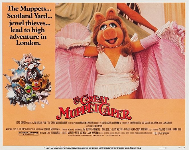 La Grande Aventure des Muppets - Cartes de lobby