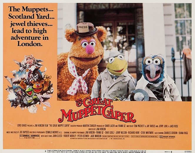The Great Muppet Caper - Lobbykaarten