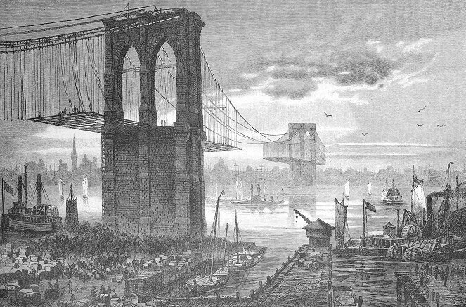 Die Erbauer der Brooklyn Bridge - Photos