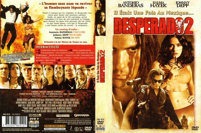 Pewnego razu w Meksyku: Desperado 2 - Okładki
