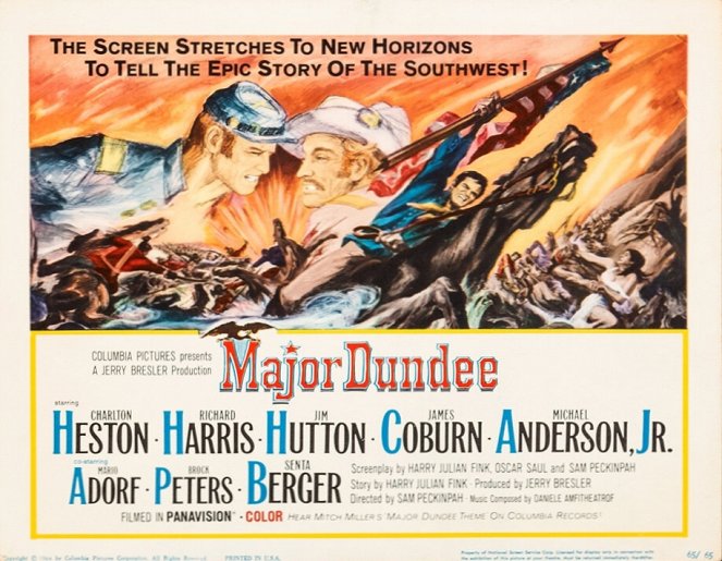 Major Dundee - Cartes de lobby