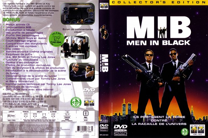 Men in Black (Hombres de negro) - Carátulas