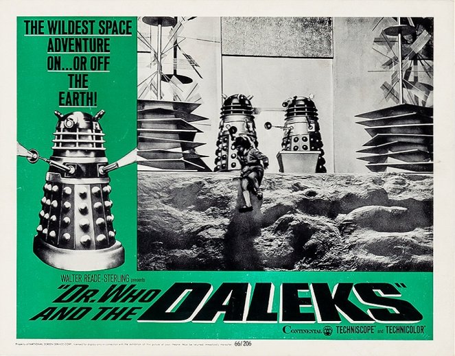 Dr Who et les Daleks - Cartes de lobby