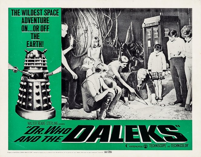 Dr Who et les Daleks - Cartes de lobby