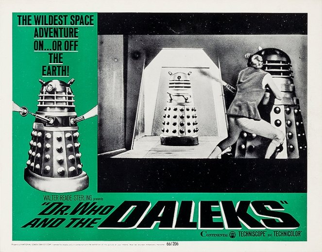 Dr Who et les Daleks - Cartes de lobby