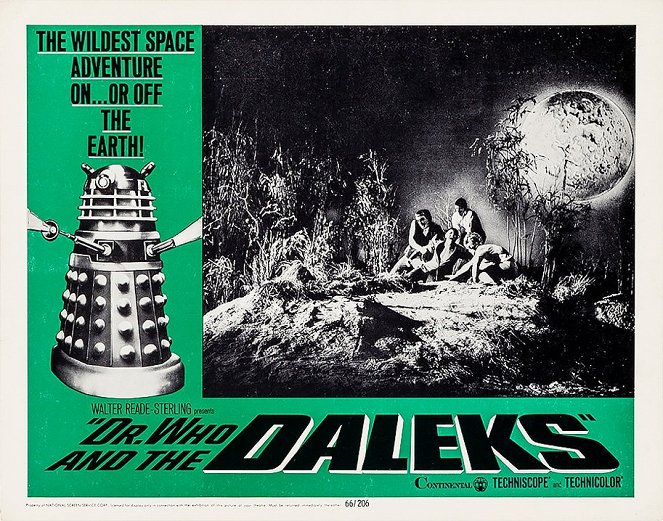 Dr Who et les Daleks - Cartes de lobby