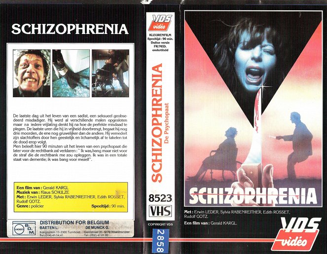 Schizophrenia, le tueur de l'ombre - Couvertures