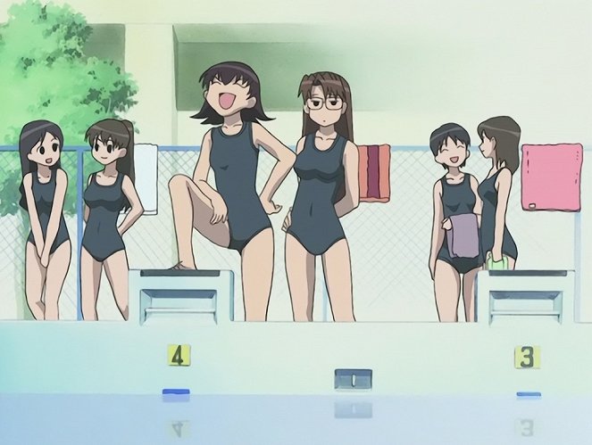 Azumanga daió: The Animation - Tanošii šokugjó / Pool pool pool / Ribbon / Futarikkiri / Ii hito? - De la película