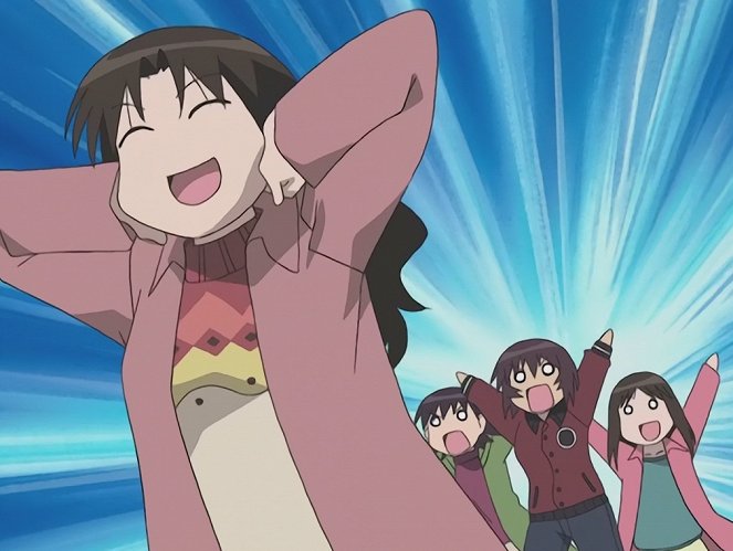 Azumanga daió: The Animation - Šinro sódan / Gókaku kigan / Fight / Benkjókai / Tomo to Ósaka unmei no hi - Z filmu