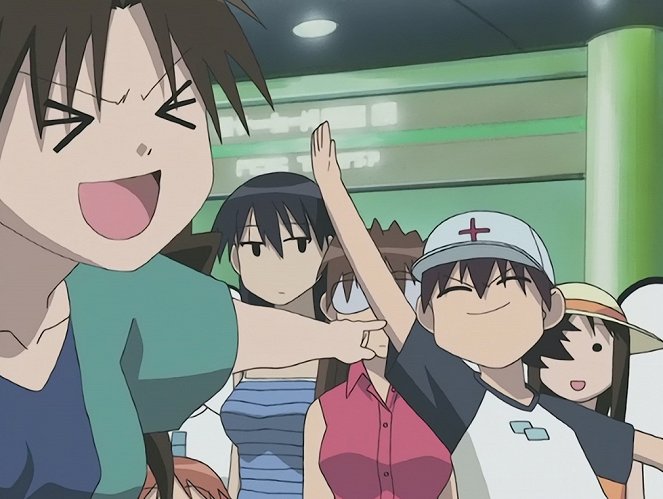 Azumanga daió: The Animation - Kitai / Ite mo tatte mo / Umi no mokuzu / Jume no šima / Jama ni sumu neko - Kuvat elokuvasta