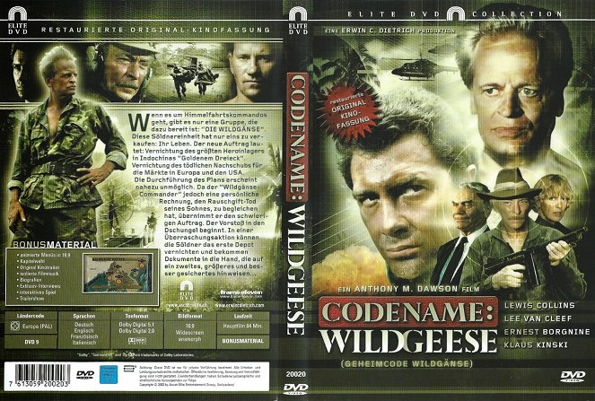 Codename: Wildgeese - Covers