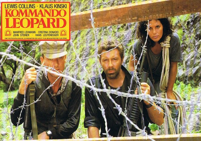 Commando Leopard - Lobbykaarten - John Steiner, Lewis Collins, Cristina Donadio