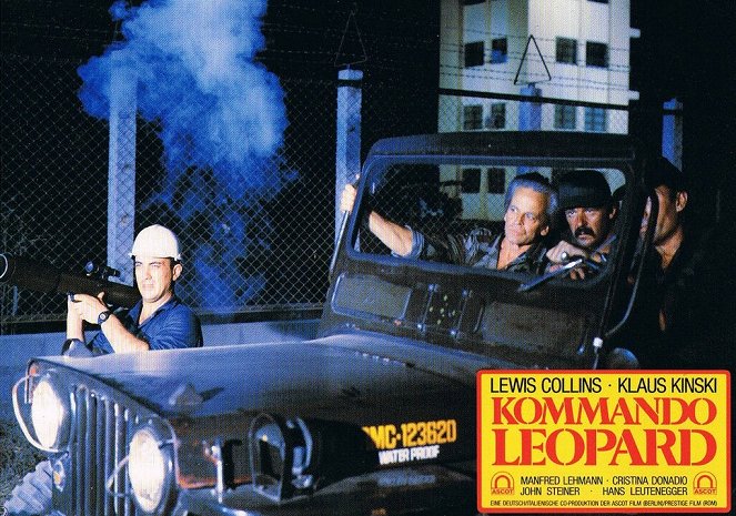 Commando Leopard - Vitrinfotók - Edoardo Margheriti, Klaus Kinski