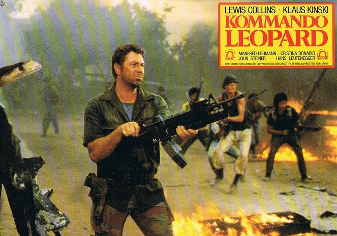Commando Leopard - Lobby karty - Lewis Collins