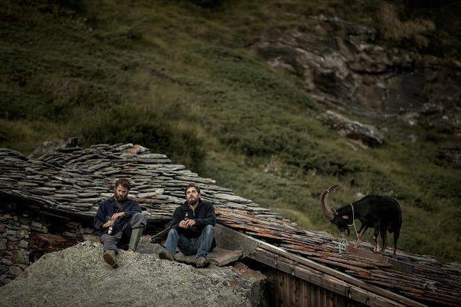 Las ocho montañas - De la película - Alessandro Borghi, Luca Marinelli