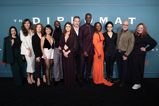 Dyplomatka - Season 1 - Z imprez - The Diplomat - NY Premiere on April 18, 2023 in New York City - Ali Ahn, David Gyasi, Keri Russell, Rufus Sewell, Ato Essandoh, Nana Mensah, Debora Cahn