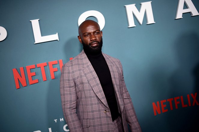 Diplomatické vztahy - Série 1 - Z akcí - The Diplomat - NY Premiere on April 18, 2023 in New York City - David Gyasi