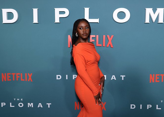 Diplomatické vztahy - Série 1 - Z akcí - The Diplomat - NY Premiere on April 18, 2023 in New York City - Nana Mensah