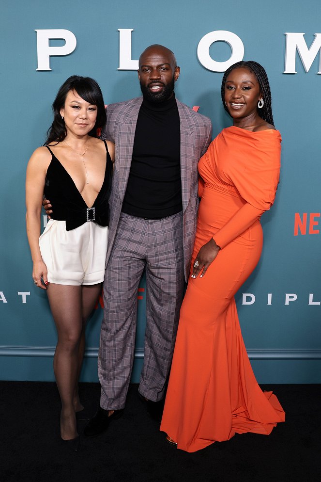 The Diplomat - Season 1 - Events - The Diplomat - NY Premiere on April 18, 2023 in New York City - Ali Ahn, David Gyasi, Nana Mensah