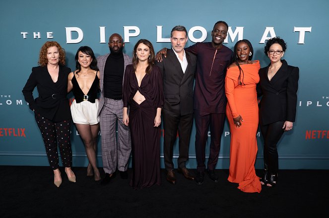 The Diplomat - Season 1 - Events - The Diplomat - NY Premiere on April 18, 2023 in New York City - Ali Ahn, David Gyasi, Keri Russell, Rufus Sewell, Ato Essandoh, Nana Mensah, Debora Cahn