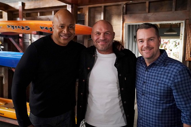 Agenci NCIS: Los Angeles - New Beginnings - Z realizacji - LL Cool J, Randy Couture, Chris O'Donnell