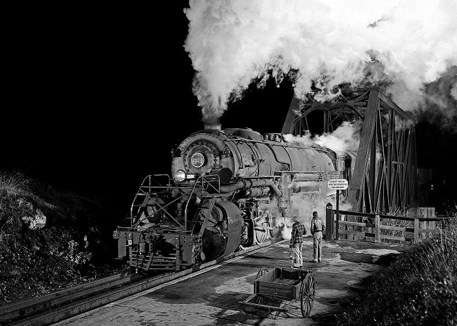 Eisenbahn-Romantik - Nächtlicher Blick auf Virginias Bahnen - Photos