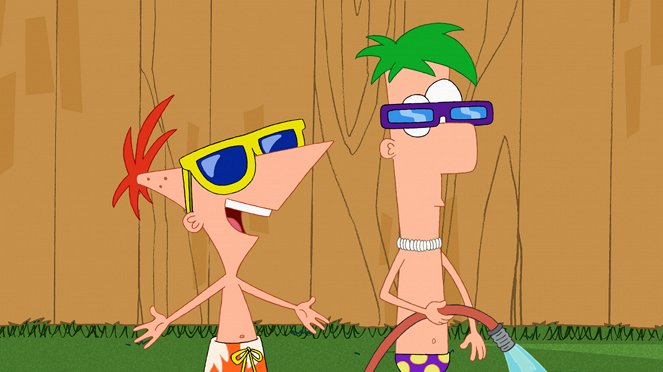 Phineas and Ferb - Season 1 - Lawn Gnome Beach Party of Terror - Van film