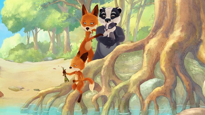 The Fox-Badger Family - L'Amie de Cassis - Photos