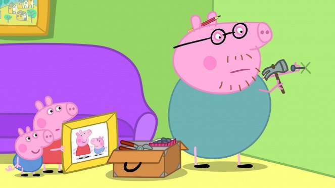 Peppa Pig - Daddy Puts Up a Picture - Van film