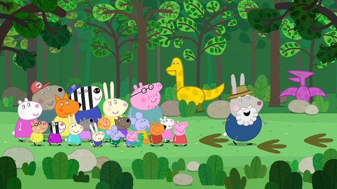 Prasátko Peppa - Série 4 - Grampy Rabbit's Dinosaur Park - Z filmu