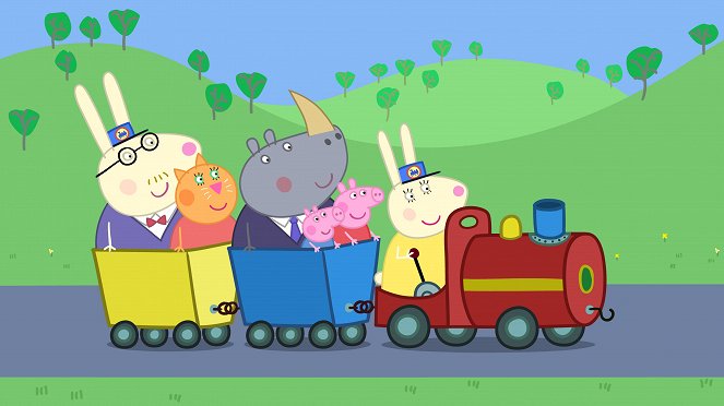 Prasiatko Peppa - Grandpa Pig's Train to the Rescue - Z filmu